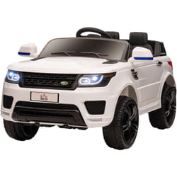 Homcom - Auto Elettrica per Bambini 3-6 Anni con Telecomando Bianco