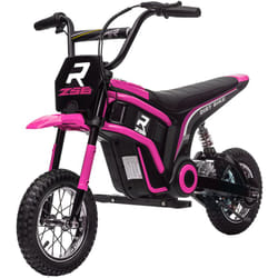 Homcom - Moto per Bambini Elettrica 2 Velocità 8-16km/h Età 8-12 Anni Rosa