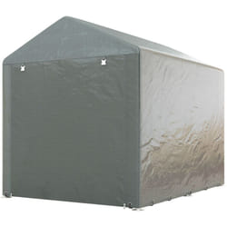 Tenda Garage per Attrezzi e Bici Copertura Anti-UV 1.6x2m Grigio Chiaro - Outsunny
