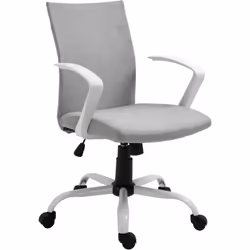 Descrizione: Dopo otto ore davanti al computer hai la schiena a pezzi? Scegli questa sedia per scrivania Vinsetto: ergonomica ...