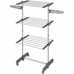 Descrizione: Questo stendino verticale pieghevole a 3 livelli HOMCOM è ideale per essere utilizzato in case o stanze di picco ...