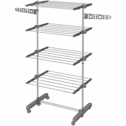 Descrizione: Questo stendino verticale pieghevole a 4 livelli HOMCOM è ideale per essere utilizzato in case o stanze di picco ...
