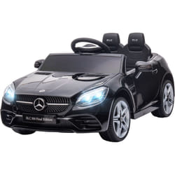 Aiyaplay - Auto Elettrica per Bambini Mercedes slc 300 con Telecomando Nero