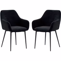 Descrizione: Metti in risalto la tua zona lving con questo set di 2 sedie da pranzo. Il look semplice si adatta bene a una va ...