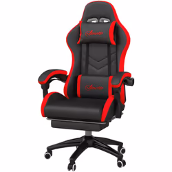 Descrizione: Questa sedia da gaming Vinsetto con poggiapiedi ti permetterà di affrontare anche le più lunghe sessioni di gioc ...