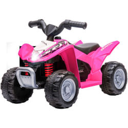Aiyaplay - Mini Quad per Bambini 18-36 Mesi Elettrico con Luci led e Clacson Rosa