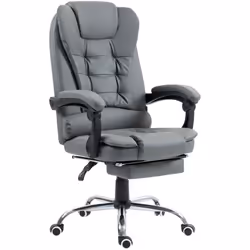 Descrizione: Passi la maggior parte della giornata al PC? Questa poltrona ergonomica HOMCOM sarà in grado di offrirti una sed ...