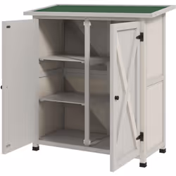 Descrizione: Per un giardino sempre curato, la casetta per gli attrezzi Outsunny per mantenere ordine e creare spazio è essen ...