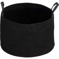 Homcom - Cesto Biancheria da 88L Portatile e Pieghevole Ø56x35.5 cm Nero