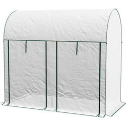 Outsunny - Serra per Orto 2x1x1.78m 2 Porte Avvolgibili Copertura pe 140g/m²