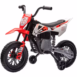 Descrizione: Regala il brivido della velocità e tanti momenti di esplorazione ai tuoi giovani piloti con la moto elettrica pe ...