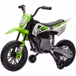 Descrizione: Regala il brivido della velocità e tanti momenti di esplorazione ai tuoi giovani piloti con la moto elettrica pe ...