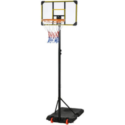 SPORTNOW Canestro Basket per Adulti con Altezza Regolabile e Ruote