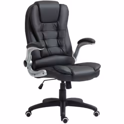 Descrizione: Rinnova il tuo spazio lavorativo con la sedia da ufficio ergonomica HOMCOM. La pulizia è semplice grazie al rive ...