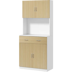 Mobile Cucina con Armadietti e Cassetto Alto 180cm Colore Legno - Homcom