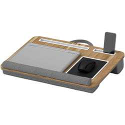 Homcom - Supporto per Laptop da 15.6' con Tappetino Mouse Slot per Smartphone