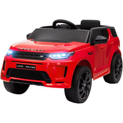 AIYAPLAY Auto Elettrica per Bambini Licenza Land Rover Discovery Rosso