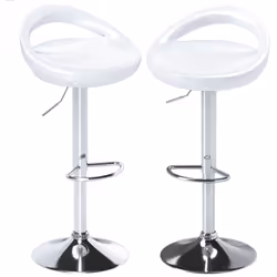 Descrizione: Questo set HOMCOM include 2 comodi sgabelli da bar dal design moderno e sofisticato, ideali per valorizzare la t ...