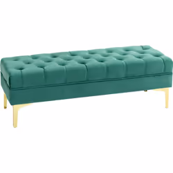 Descrizione: Dona alla tua stanza un tocco di stile con questa panca fondo letto HOMCOM. Il suo design originale è dato dalla ...