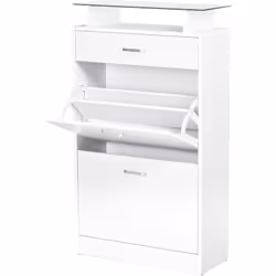 Descrizione: Il nostro mobile scarpiera HOMCOM sarà un complemento d'arredo formidabile per ogni ingresso o soggiorno di casa ...