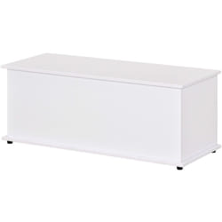 Homcom - Panca Contenitore Multiuso Legno per Camera Ingresso Bianco 100x40x40cm