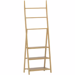 Descrizione: Migliora la capacità del tuo bagno con il portasciugamani HOMCOM. Il design pieghevole rende lo scaffale da bagn ...