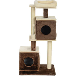 Torre per Gatti con 2 Casette e Lettino in Legno Multicolore - Pawhut