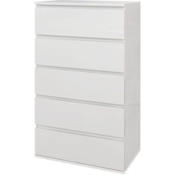 Mobile Cassettiera 5 Cassetti in Legno per Camera da Letto 55x33x100cm - Homcom