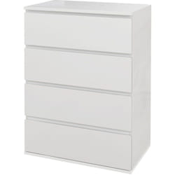Mobile Cassettiera 4 Cassetti in Legno per Camera da Letto 55x33x80cm - Homcom