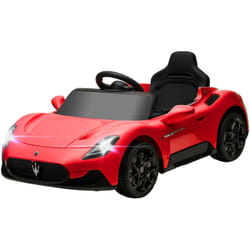 Aiyaplay - Macchina Elettrica per Bambini Maserati MC20 e Telecomando Rosso
