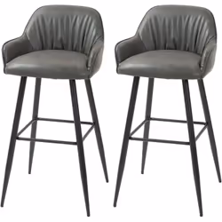 Descrizione: Rinnova il look di cucina o angolo bar con gli sgabelli alti HOMCOM, dal design raffinato per rendere ogni spazi ...