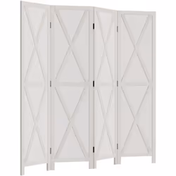 Descrizione: Cerchi un angolo riservato? Il nostro paravento in legno HOMCOM con decorazioni a X rustiche, è perfetto per cre ...