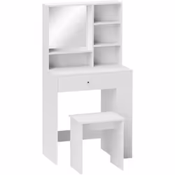 Descrizione: Scopri l'eleganza del tavolo da toeletta HOMCOM, un'elegante soluzione 3 in 1 che unisce stile e praticità. Incl ...
