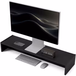 Descrizione: Migliora lo spazio del tuo ufficio con il supporto monitor HOMCOM! Perfetto per schermi fino a 32, questo suppor ...