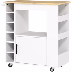 Descrizione: Scopri la praticità del carrello da cucina HOMCOM, un perfetto equilibrio tra stile e funzionalità. Con un armad ...