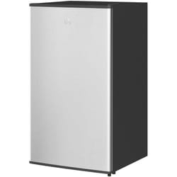 Homcom - Frigo Piccolo da 91L con Ripiani e Termostato Regolabile Argento