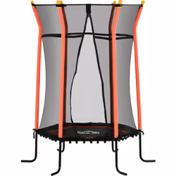 Descrizione: Fai i salti di gioia in giardino o in casa con il trampolino per bambini HOMCOM in acciaio verniciato a polvere ...