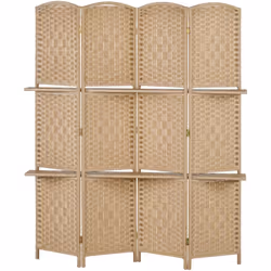 Descrizione: Rinnova l'ambiente interno con il paravento pieghevole HOMCOM. Grazie al design pieghevole a 4 pannelli con nove ...