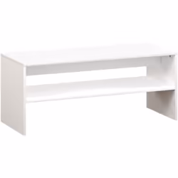 Descrizione: Arricchisci il tuo arredamento domestico con questo bel tavolino da caffè HOMCOM dal design moderno e minimal ch ...