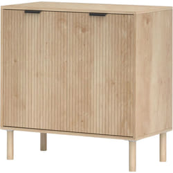 Mobile Moderno a 2 Livelli con Ripiano Regolabile in Legno Rovere - Homcom