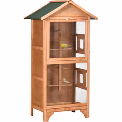 Descrizione: Regala ai tuoi amici pennuti una grande casa in cui vivere con la gabbia per uccelli PawHut! Realizzata in legno ...