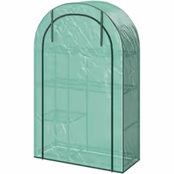 Descrizione: Rivoluziona il tuo giardino con la serra per piante Outusnny! Il suo design a 4 livelli offre ampio spazio per i ...
