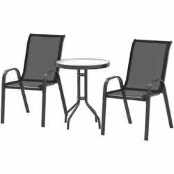 Descrizione: Rendi accogliente il tuo spazio all'aperto con il set da giardino Outsunny, perfetto per piccoli angoli in grado ...