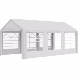 Descrizione: Questo ampio gazebo da giardino a 3 vani di Outsunny offre uno spazio accogliente e riparato per eventi e feste ...