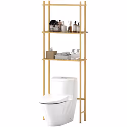 Descrizione: Ottimizza lo spazio del bagno il nostro mobile sopra WC HOMCOM salvaspazio. Collocato idealmente sopra la toilet ...