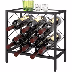 Descrizione: Scopri il fascino del nostro portabottiglie HOMCOM, il supporto perfetto per tutti gli amanti del vino. Capace d ...