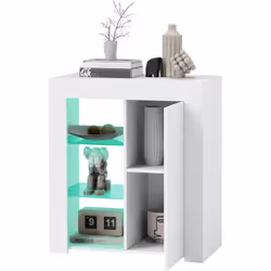 Descrizione: Rinnova l'arredamento e lo spazio in soggiorno con il mobile contenitore HOMCOM. Elegante e funzionale, la strut ...