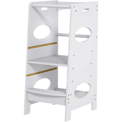 Scaletta Montessoriana per Bambini 3-6 Anni Altezza Regolabile Grigio - Homcom