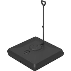 Outsunny - Basamento per Ombrellone a Sbalzo in hdpe con Rotelle e Maniglia Nero