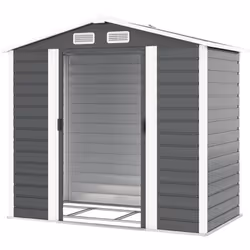 Descrizione: Il nuovo capanno da giardino Outsunny è essenziale per fare ordine negli spazi all'aperto! Dotato di quattro pre ...